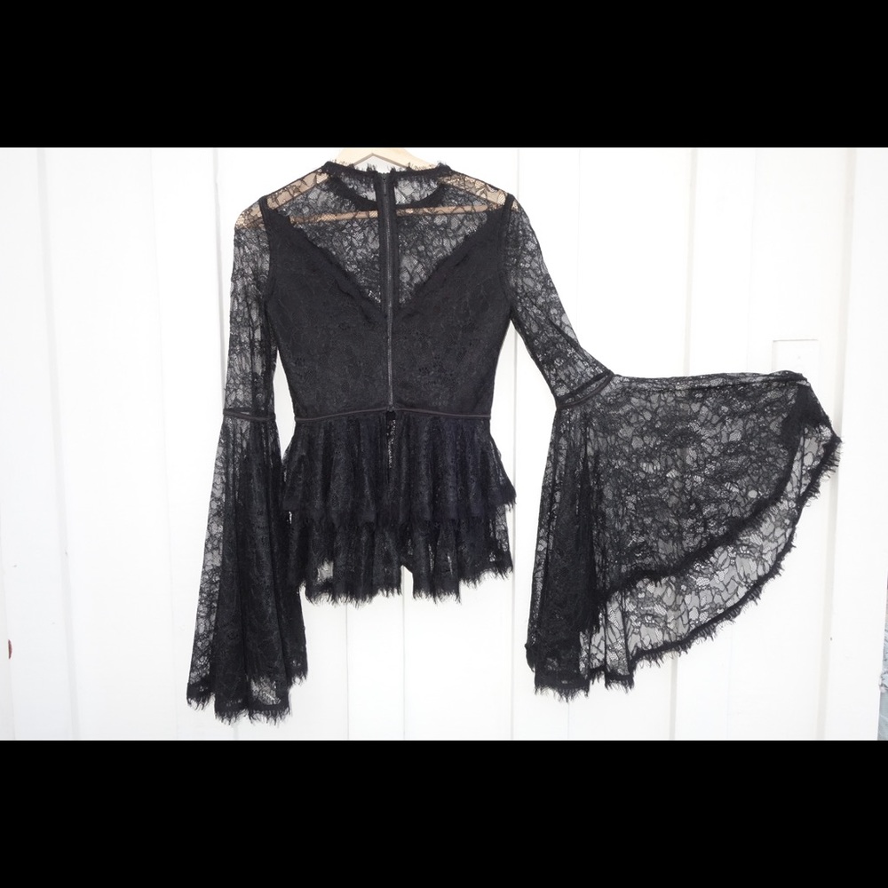 MISHA Collection black lace top